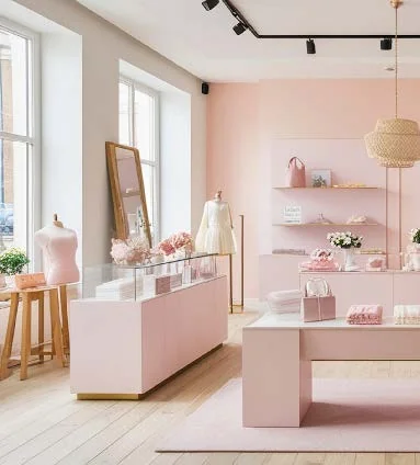 Innenansicht der FRAUENZIMMER Boutique in Buxtehude mit ausgewählter Damenmode